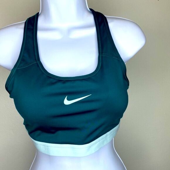 Green/Mint Green NIKE sports bra size L (large) from NIKE - Picture 1 of 5
